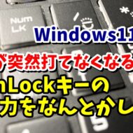 NumLockキーの誤打がうっとうしい NumLockキーを常にオンにするフリーソフト NumLockLock