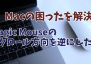 AppleのMagic Mouseのスクロールの方向をWindowsと同じ逆にする方法