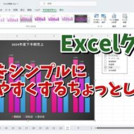 Excelのグラフをよりシンプルに見やすくするちょっとしたコツ