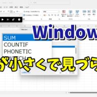 文字が小さくで見づらい... Windows11の拡大鏡を使う時に覚えておくと便利な便利ワザ