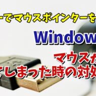 Windows11でマウスが急に壊れてしまった場合にテンキーでマウスポインターを動かす方法