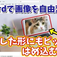 Wordで画像を自由変形！少し変形した形にもピッタリはめ込む事ができる裏技