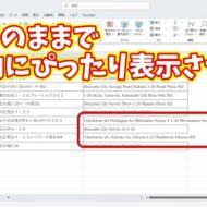 Excelで長文がはみ出さない！列幅そのままでセル内にぴったり表示する裏技