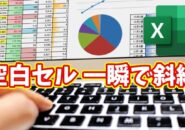 Excelで空白セルにまとめて斜線!誰でもできる簡単ワザ